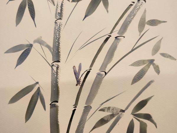CreArt: 'L'aquarel·la oriental: la pràctica del bambú'