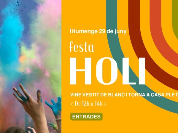 FESTA HOLI A CATALUNYA EN MINIATURA