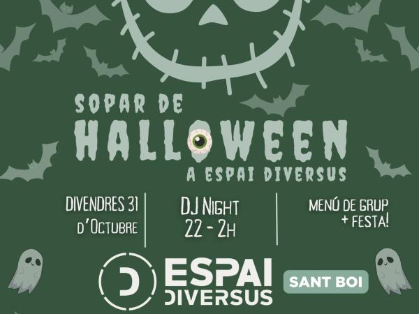 Sopar de Halloween + Festa amb DJ Sopar de Halloween + Festa amb DJ