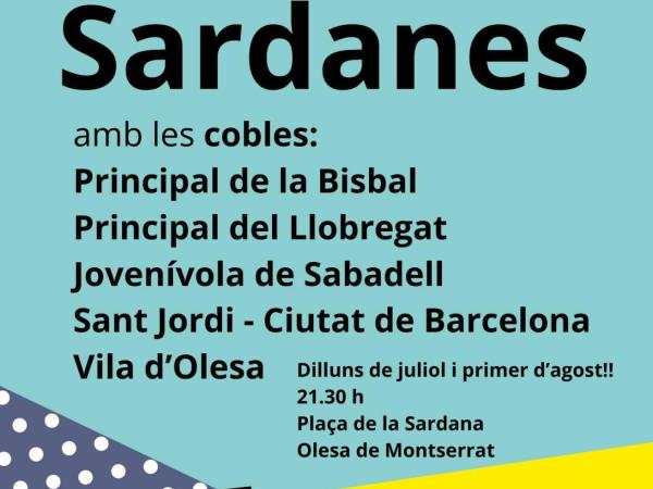 Cicle de ballada de sardanes al juliol