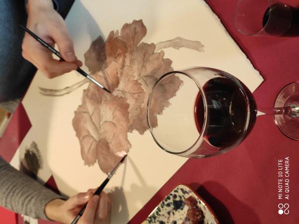 Romàntic Art, pintura amb vi per a parelles