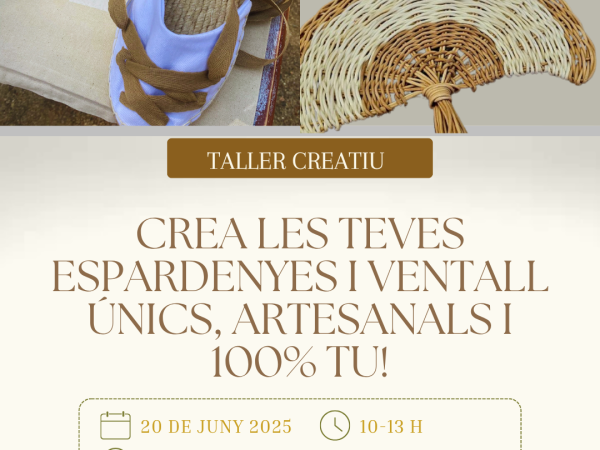 Crea les teves espardenyes i ventall  