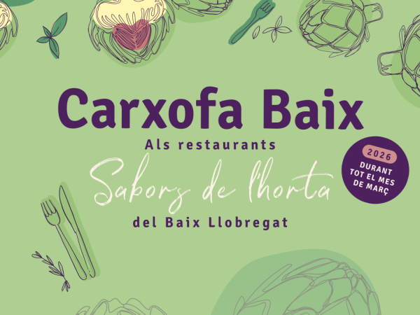 32 restaurants del col.lectiu de Sabors de l’Horta del Baix Llobregat participen en la segona edició de la campanya Carxofa Baix