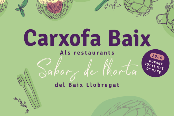 32 restaurants del col.lectiu de Sabors de l’Horta del Baix Llobregat participen en la segona edició de la campanya Carxofa Baix