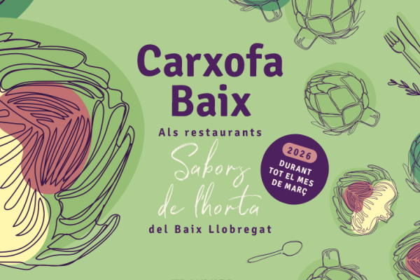 32 restaurants del col.lectiu de Sabors de l’Horta del Baix Llobregat participen en la segona edició de la campanya Carxofa Baix