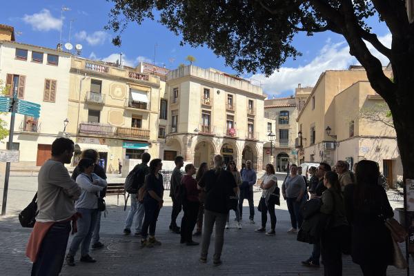 Els Punts d'Informació del Baix Llobregat visiten els atractius turístics d'Olesa de Montserrat