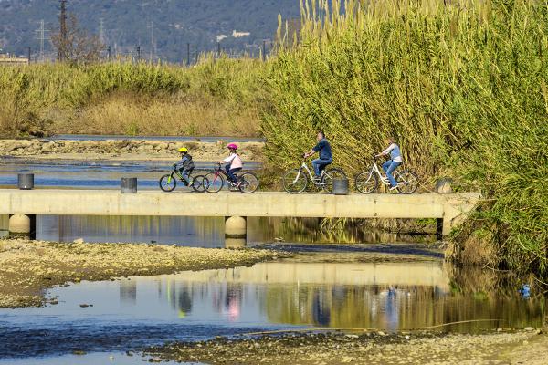 El riu Llobregat, un dels atractius més visitats de l'àrea metropolitana