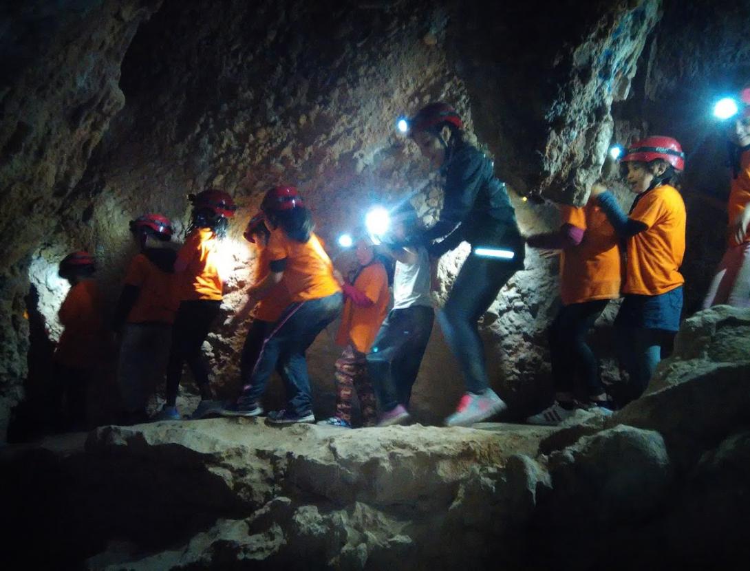 Espeleologia + Orientació amb la Sargantana