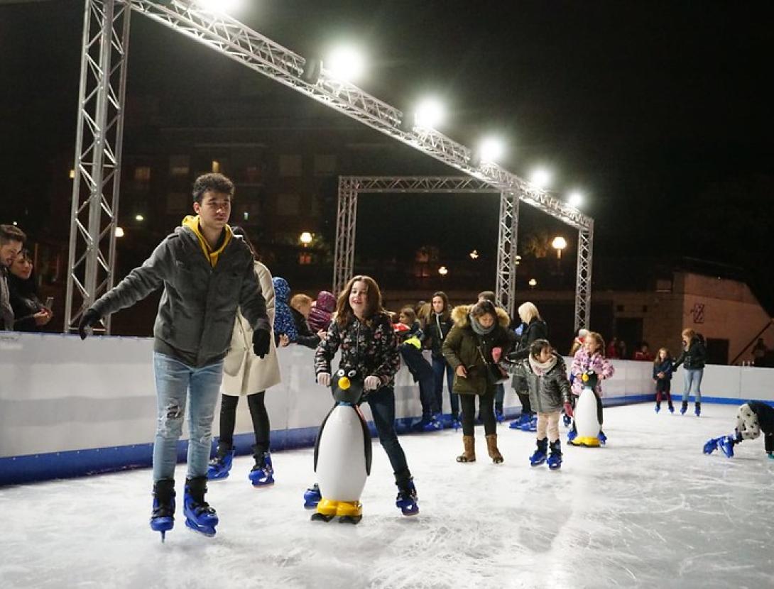 Pista de patinatge nadalenca