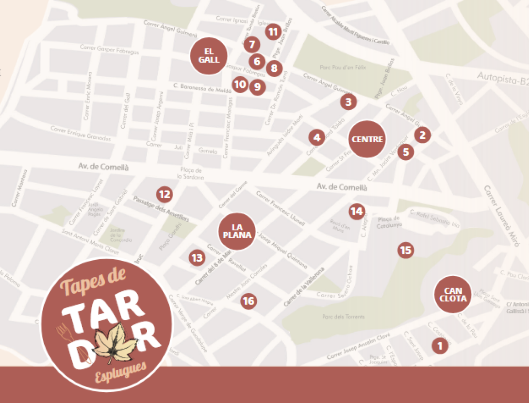Tapes de tardor a Esplugues