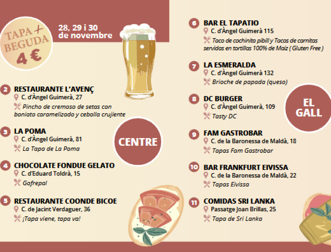 Tapes de tardor a Esplugues