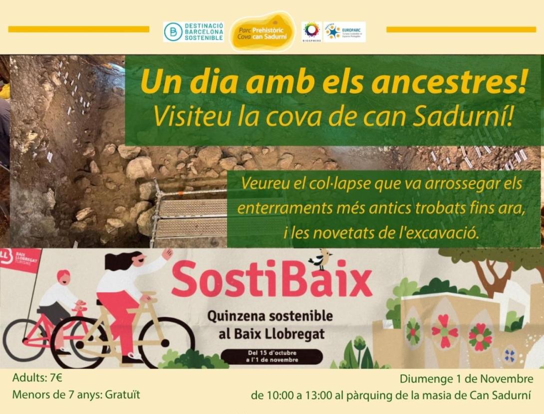Un dia amb els ancestres. Visita guiada a la cova de Can Sadurní