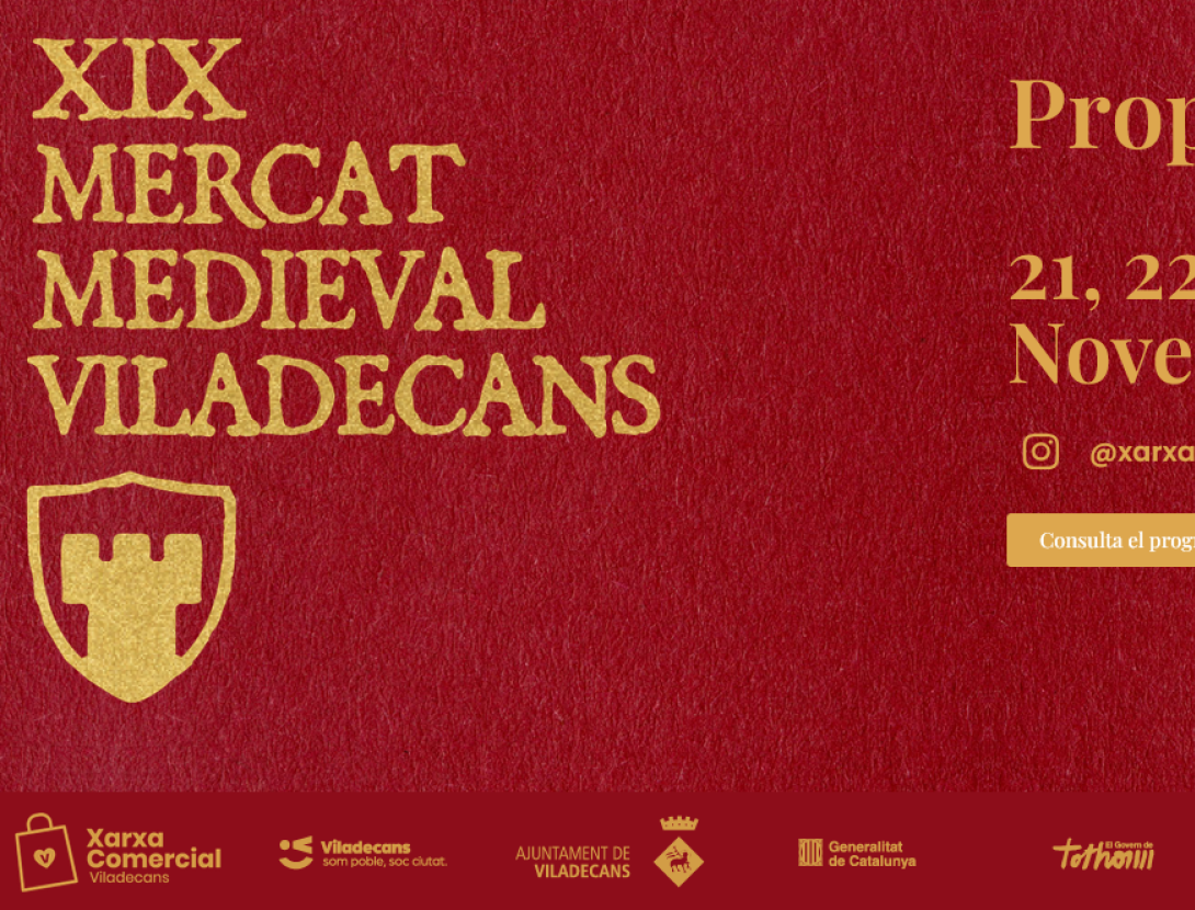 XIX Mercat Medieval de Viladecans XIX Mercat Medieval de Viladecans