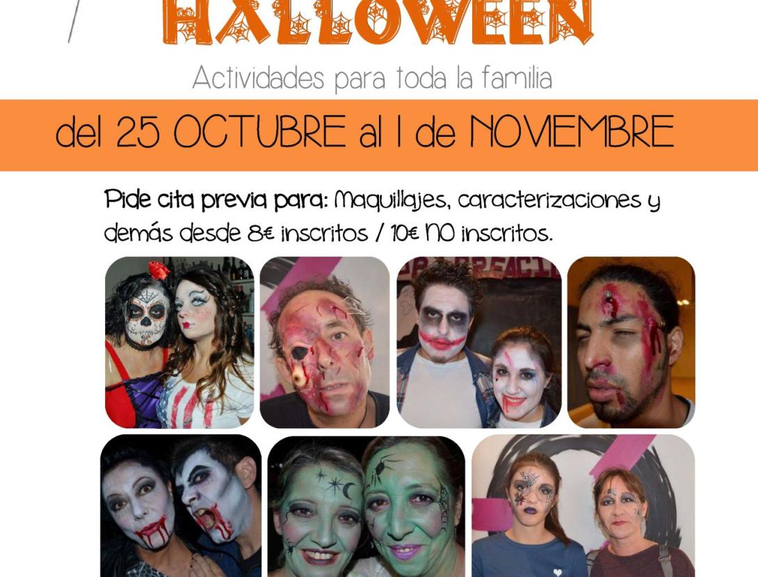 Cita prèvia per a maquillatges de Halloween CITA PREVIA PARA MAQUILLAJES DE HALLOWEEN