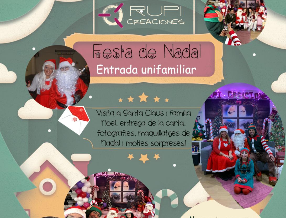 Festa de Nadal amb PareNoel y Pintacares màgic