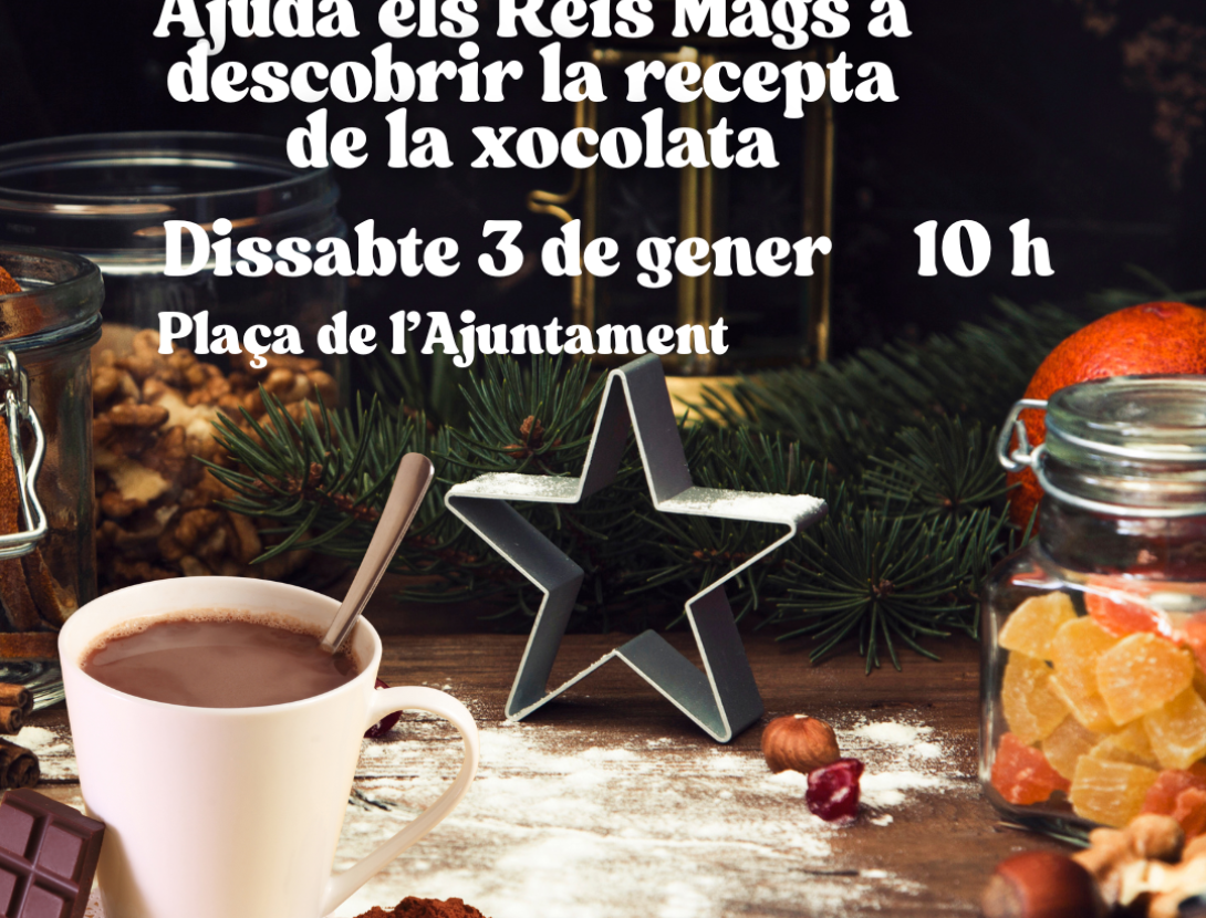 Escape room: Ajuda els Reis Mags a trobar la recepta de la xocolata