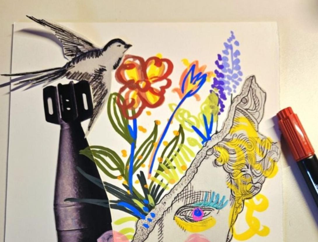 Taller de collage amb flors- LA NIT DELS MUSEUS