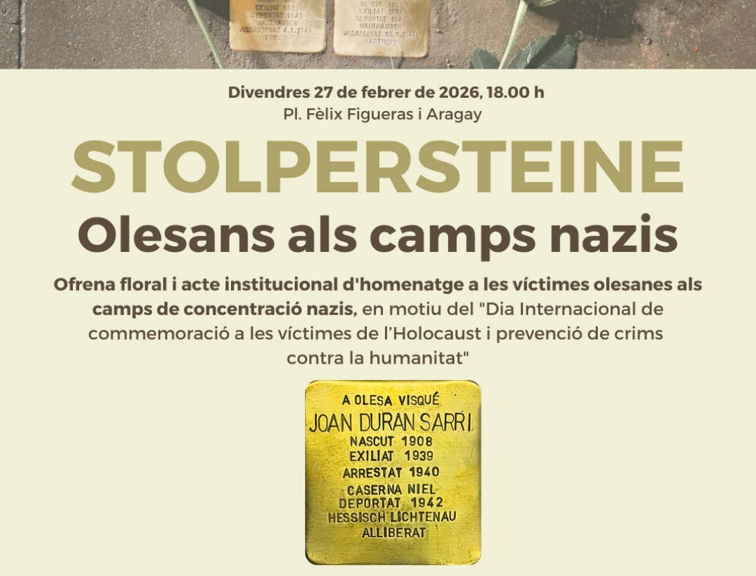 Stolpersteine: Olesans als camps nazis