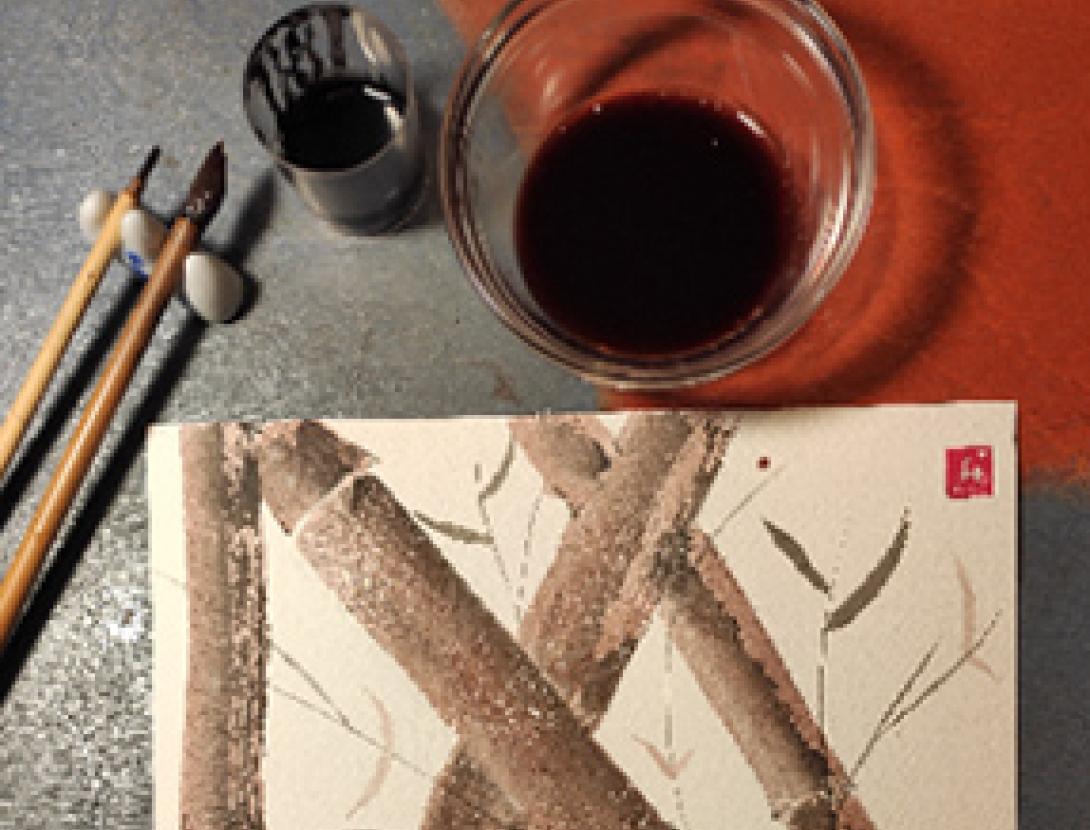 Suvi-e, connectant el pinzell al cor. Pintura japonesa i pintura amb vi Suvi-e, connectant el pinzell al cor. Pintura japonesa i pintura amb vi