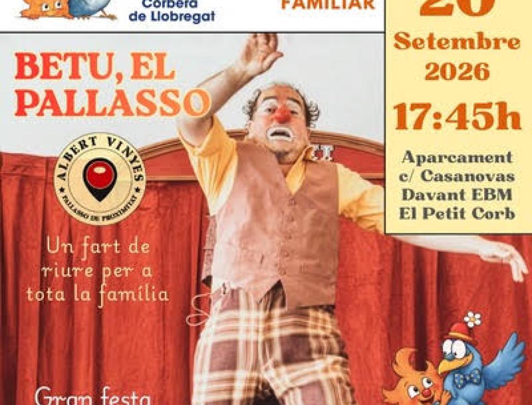 Festa d'Inici de Temporada de La Xarxa amb Betu, el pallasso