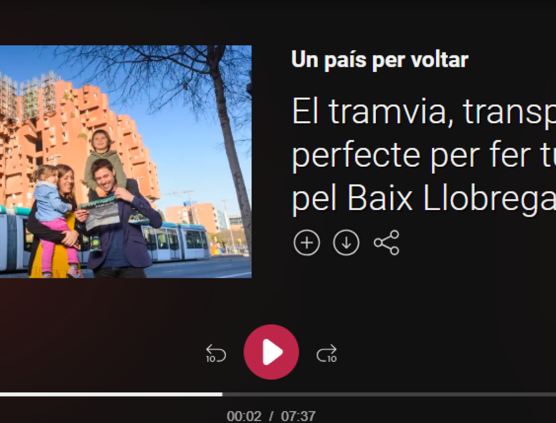 La Ruta del Tram, protagonista al programa "Un país per voltar" de Catalunya Ràdio La Ruta del Tram, protagonista al programa "Un país per voltar" de Catalunya Ràdio