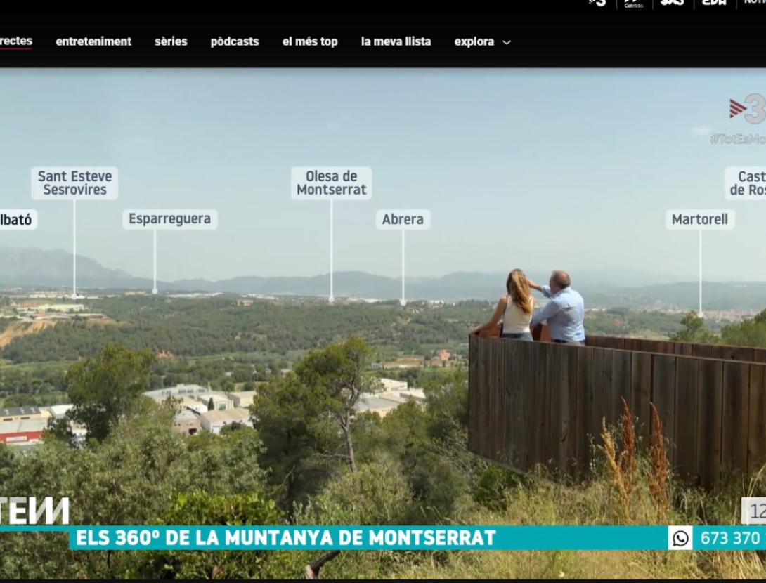 Els Set Balcons de Montserrat protagonistes en el programa de TV3 "Tot es mou" Els Set Balcons de Montserrat protagonistes en l'últim capítol de la temporada del "Tot es mou"