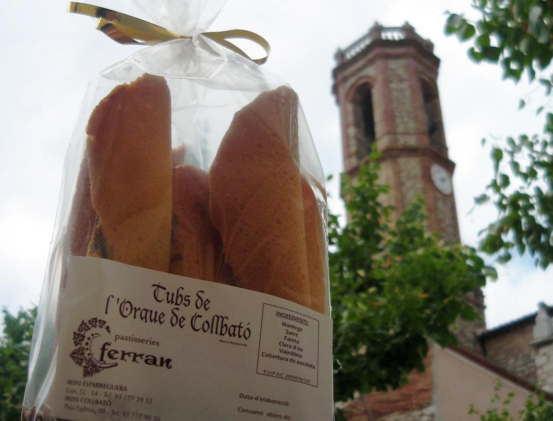 Els tubs d'orgue de Collbató Els tubs d'orgue de Collbató