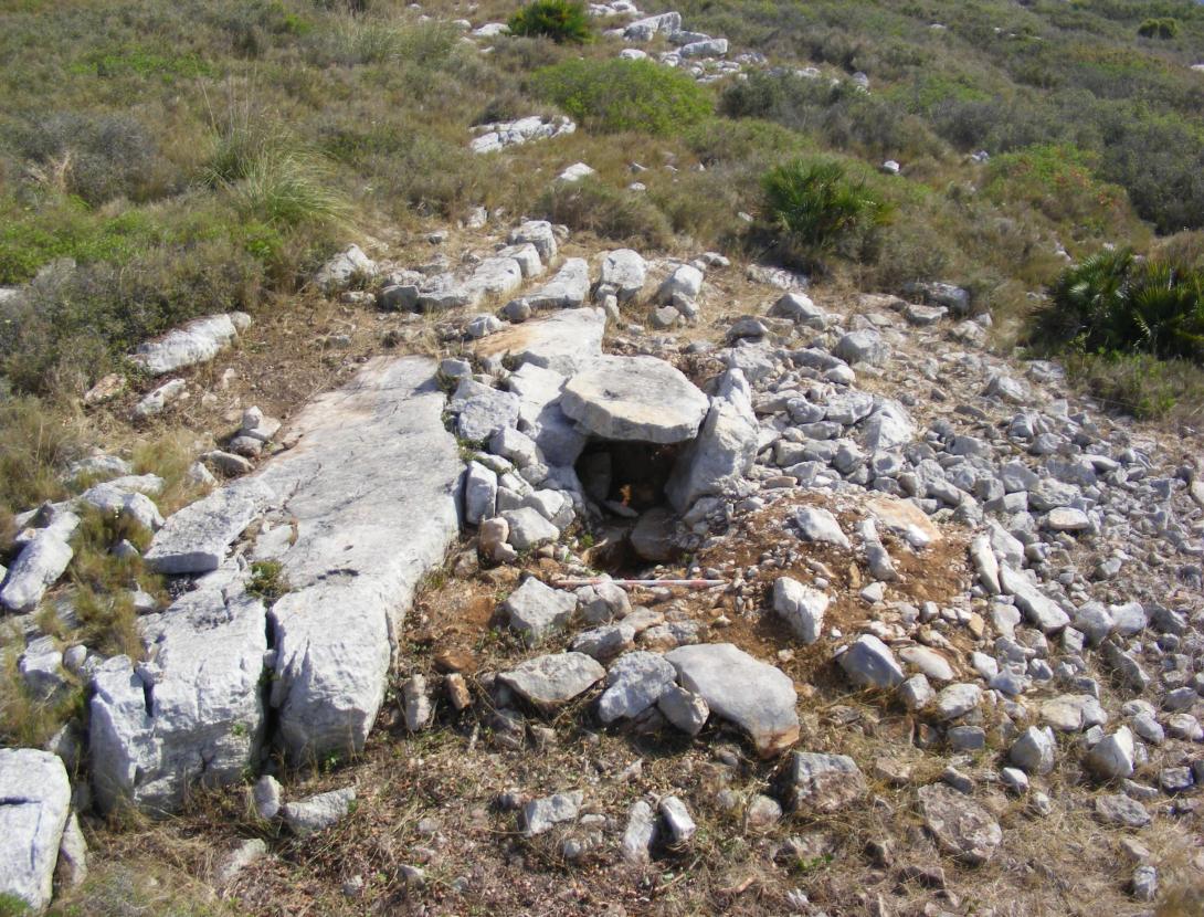 Un dolmen al Campgràs Un dolmen al Campgràs