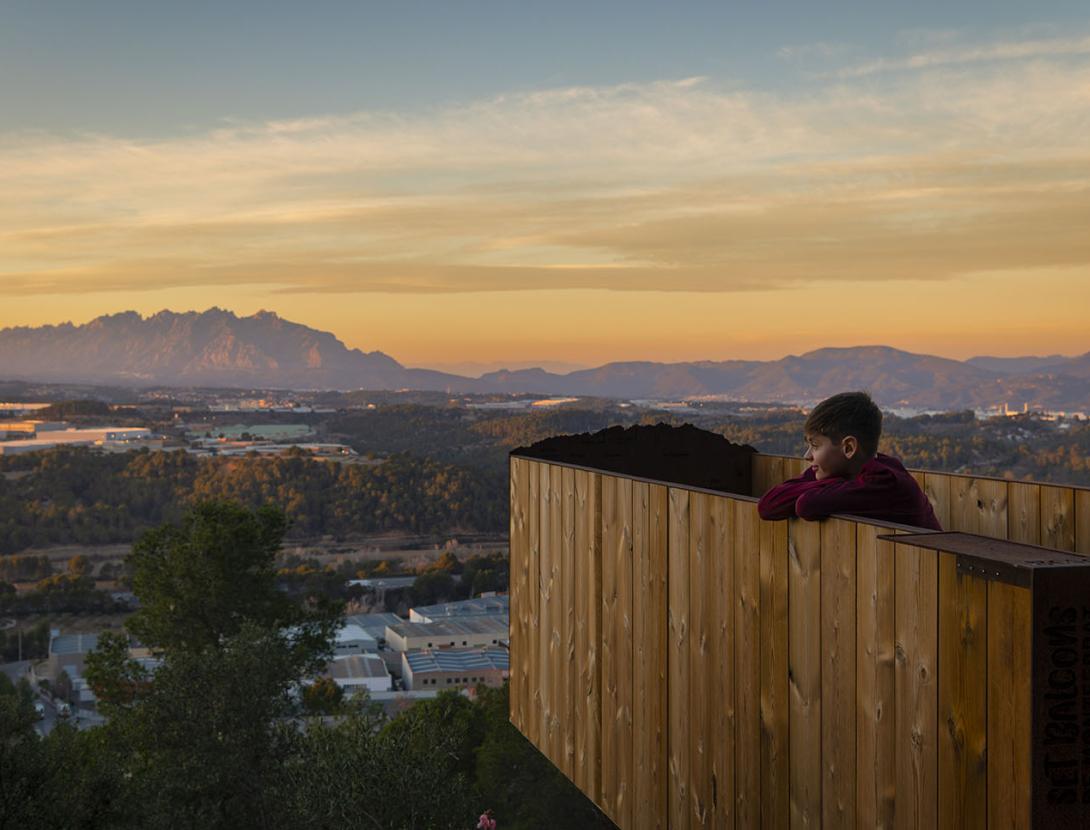 Les Sept Balcons de Montserrat Els Set Balcons de Montserrat