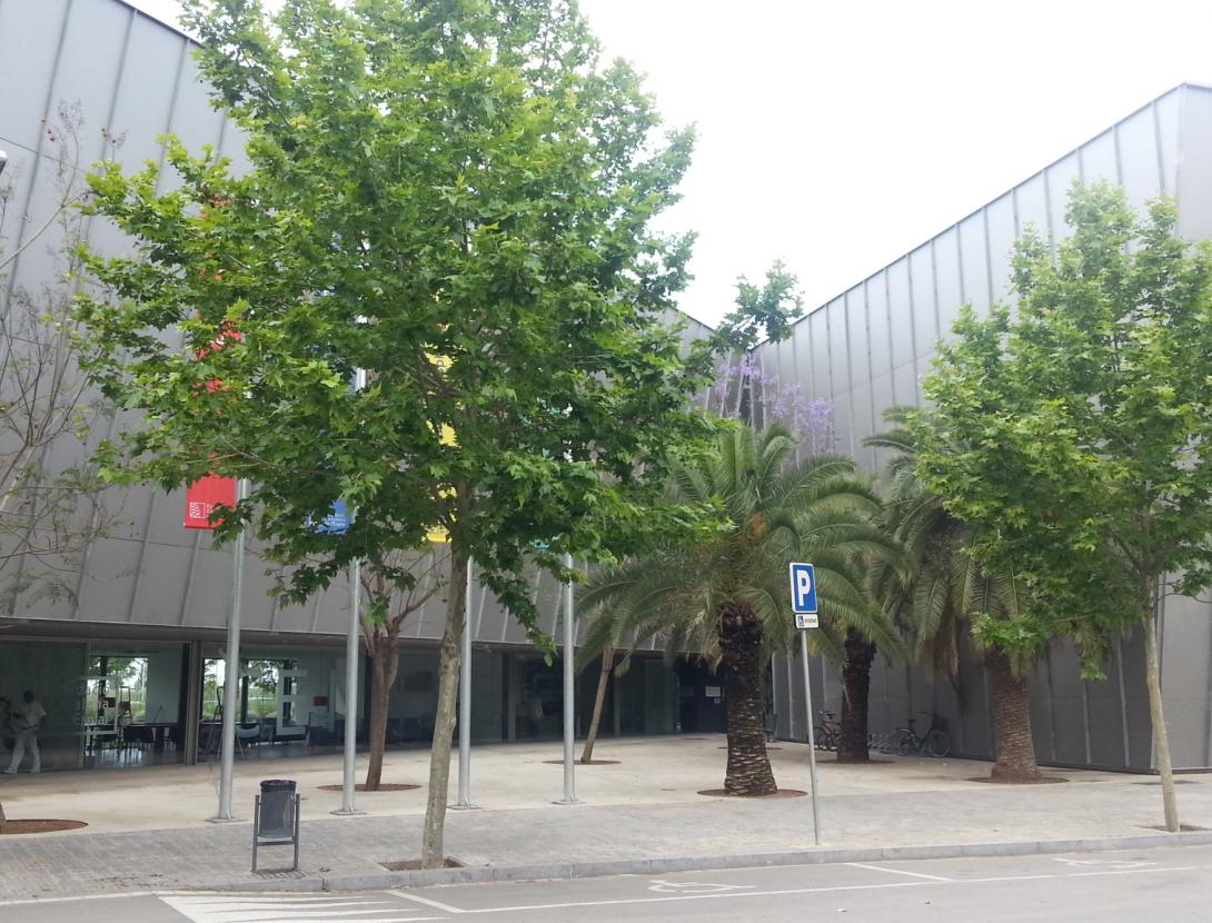 Sortides en bici pel delta del Llobregat - Alberg Centre Esplai Albergue, entrada Riu Anoia.jpg